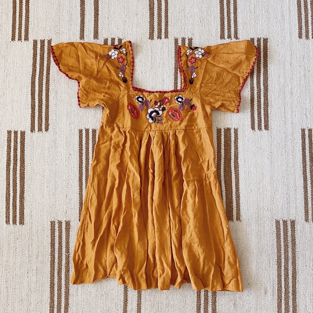 Madewell embroidered flower dress